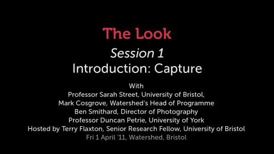The Look title screen